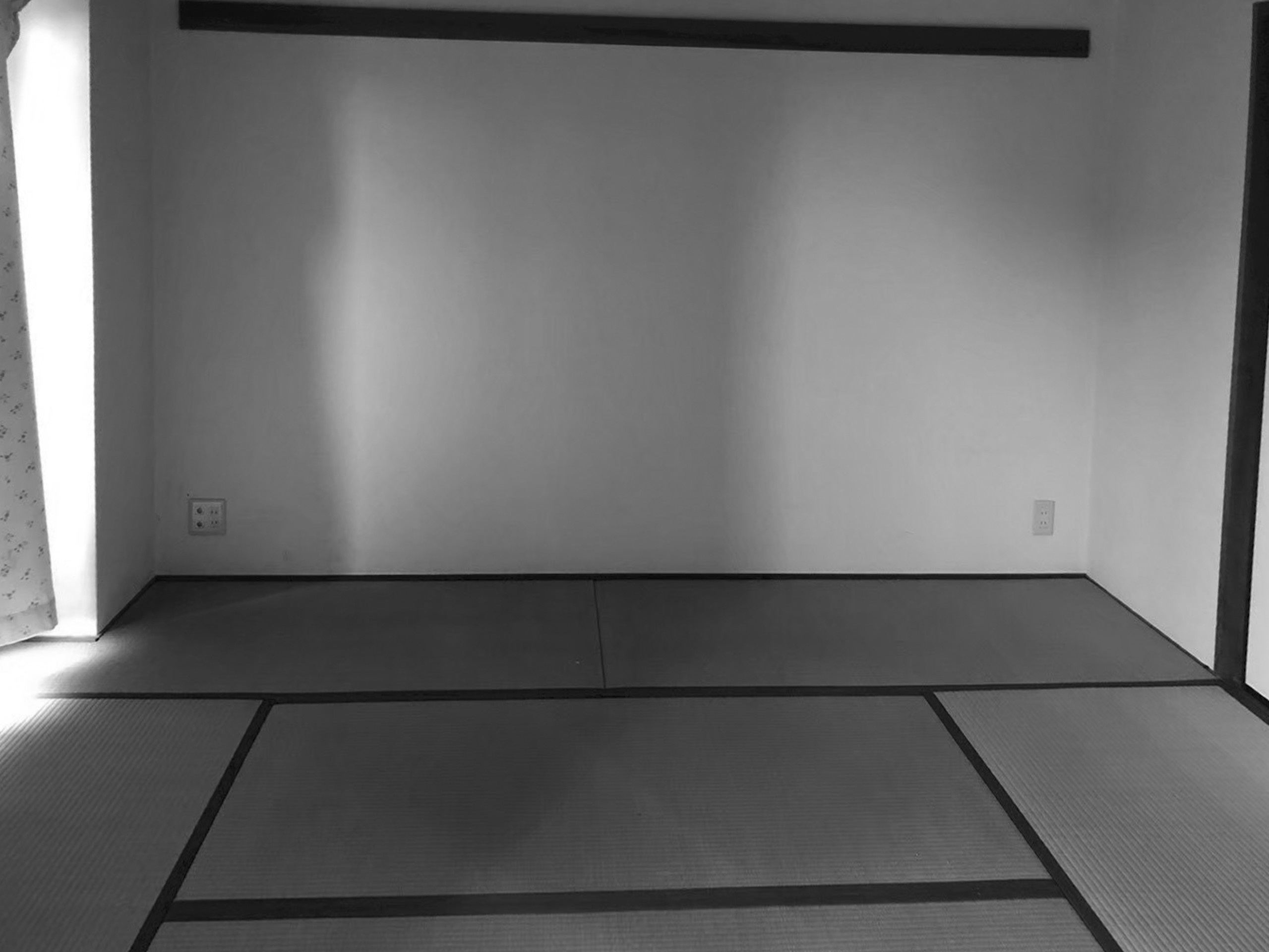 和室は、大きな収納を設けた洋室に